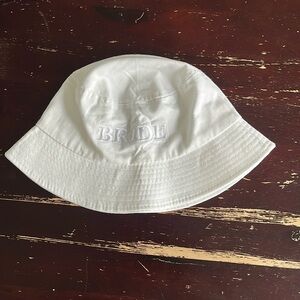 Bride White Bucket Hat *BRAND NEW*